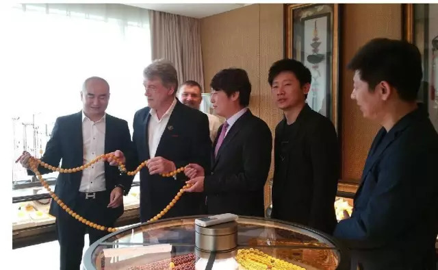 中寶協琥珀分會成員單位與烏克蘭前總統尤先科交流