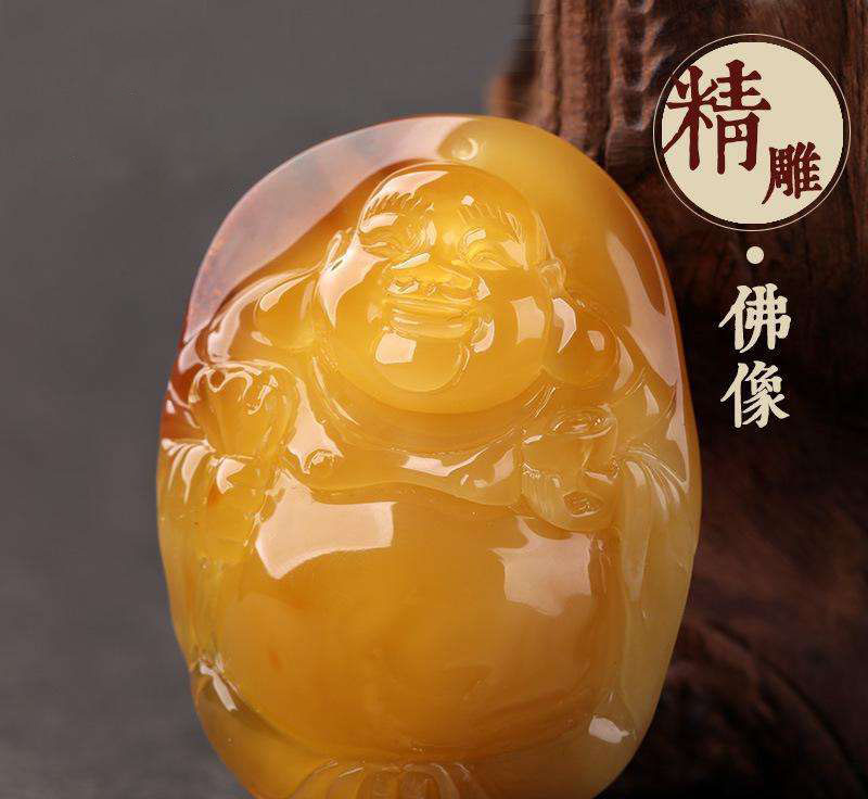 父親節 送禮推薦-琥珀佛像